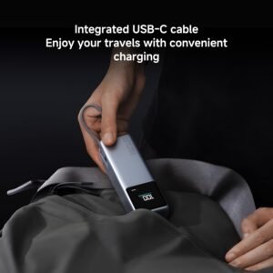 Xiaomi 165W Power Bank 10000mAh - Built-in USB-C Cable, 165W Dual Port, 120W Fast Charging, 90W Self Charging, Lithium-Ion Battery, Aircraft Safe, Compact Design with Colour Display - Image 7