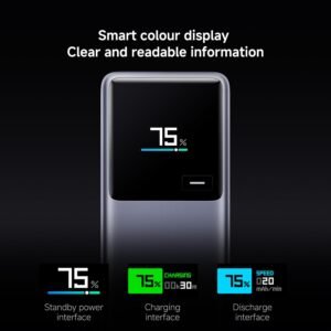 Xiaomi 165W Power Bank 10000mAh - Built-in USB-C Cable, 165W Dual Port, 120W Fast Charging, 90W Self Charging, Lithium-Ion Battery, Aircraft Safe, Compact Design with Colour Display - Image 6