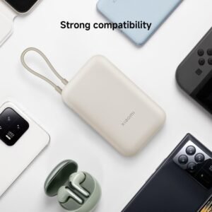 Xiaomi Power Bank 10000mAh (Integrated Cable) Ice Blue - Image 4