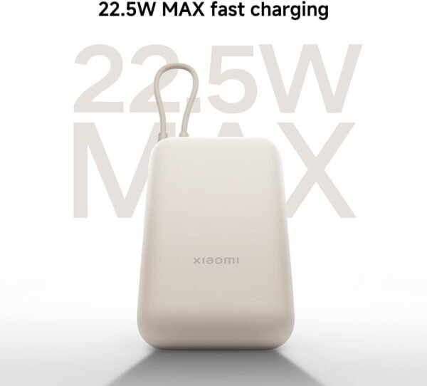Xiaomi Power Bank 10000mAh (Integrated Cable) Ice Blue - Image 6