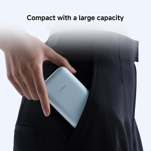 Xiaomi Power Bank 10000mAh (Integrated Cable) Ice Blue - Image 7