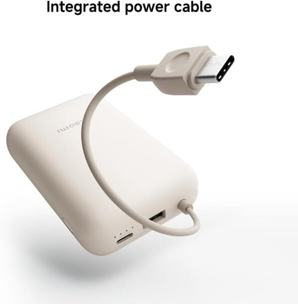 Xiaomi Power Bank 10000mAh (Integrated Cable) Ice Blue - Image 8