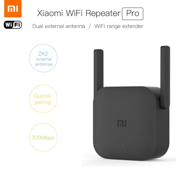 Xiaomi Mi Wi-Fi Extender Pro Repeater, Enhanced Coverage, 300Mbps, Connects up to 16 Devices, Easy Plug & Play - Image 2