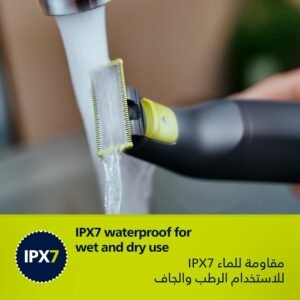 Philips OneBlade Pro Face + Body QP6542/10, Hybrid Trimmer and Shaver with 12-Length Precision Comb, Waterproof, 90 Min Cordless Use - Image 6