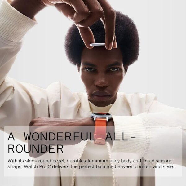 Nothing CMF Watch Pro 2, 1.32" AMOLED Display, Functional Crown, Gesture Control, Accelerometer, Ambient Light, 120 Sports Modes, Up to 11 Days Of Usage, IP68, Bluetooth 5.3, GPS, Blue - Image 4