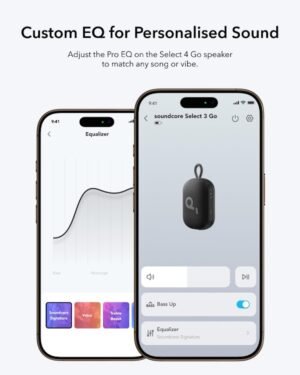 soundcore Select 4 Go Ultra Portable Bluetooth Speaker by Anker, 20H Playtime, IP67 Waterproof and Dustproof, Floatable, Customisable Pro EQ, Wireless Stereo Pairing, Ideal for Home, Outdoors, Hiking - Image 7