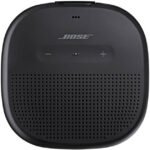 Bose SoundLink Micro, Portable Outdoor Speaker, Ultra-Portable, Water-Resistant IPX7 Rating, Up to 6 Hours Battery Life, Bluetooth 4.2, Durable Silicone and Plastic Build, Black