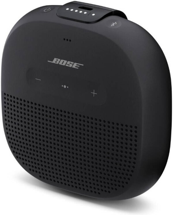Bose SoundLink Micro, Portable Outdoor Speaker, Ultra-Portable, Water-Resistant IPX7 Rating, Up to 6 Hours Battery Life, Bluetooth 4.2, Durable Silicone and Plastic Build, Black - Image 3