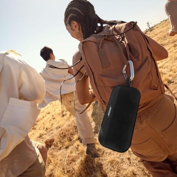 Bose SoundLink Flex Bluetooth Portable Wireless Speaker, Waterproof, Up to 12 Hours of Battery Life, Personalize Audio Via Bose Connect App, For Outdoor Travel, Black - Image 3
