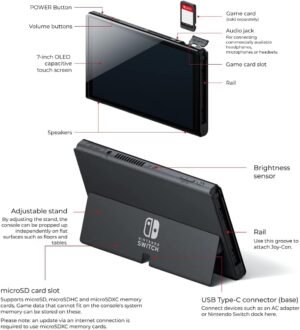 Nintendo Switch (OLED Model) - White - Image 7