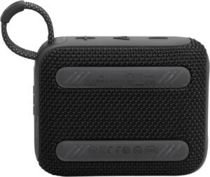 JBL GO 4 – Ultra-Portable Bluetooth Speaker with AURACAST, Powerful Sound, 15H Playtime & Sleek Design - Black - Image 5