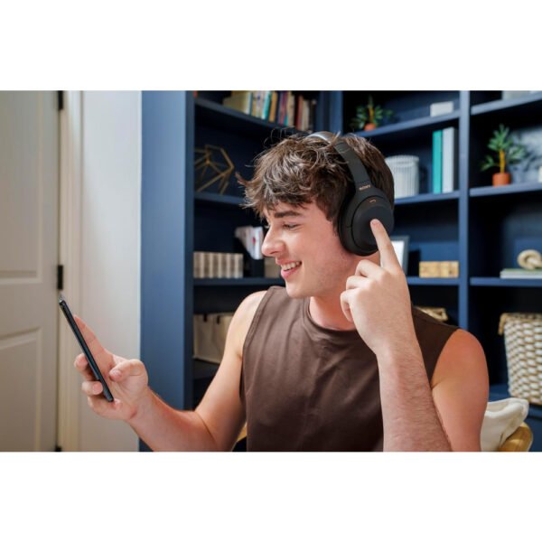 SONY WH-1000XM4 Wireless Noise-Canceling Over-Ear Headphones, Hi-Res Audio Drivers, Custom Sound for Activities & Locations, Up to 30H of Playback with BT+ANC - Image 5