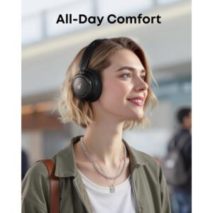Anker Soundcore Life Q30 Bluetooth Noise Cancelling Headphones, 40H Playtime, USB Type C Fast Charge, Soft Earcups With Free Carry Case - Image 9