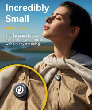 Hollyland HollyView LARK M2, Wireless Lavalier Microphone, (2TX+3RX), Compatible With Camera, iPhone, Android, 1000ft LOS Range, Hi-Fi Audio, Noise Cancellation, Black - Image 8