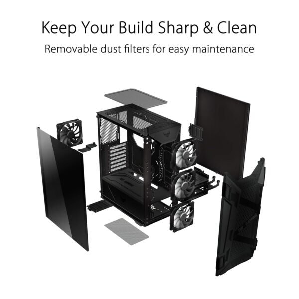 Asus Gaming PC - Intel Core i7-14700KF 20 Cores 28 Threads, NVIDIA RTX 5060 Ti 16GB, 32GB DDR5 RAM 6000MHz, 1TB SSD Gen 4, 750W 80 PSU PSU, 360mm Liquid Cooler, Wi-Fi + BT, Win 11 Pro - Image 2