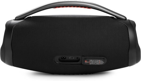 JBL Boombox 3 Portable Speaker, Massive Signature Pro Sound, Monstrous Bass, 24H Battery, IP67 Dust and Water Proof, Partyboost Enabled, Grip Handle, Bluetooth Streaming - Black - Image 6