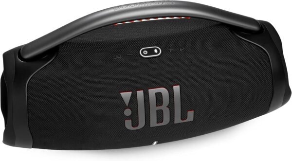 JBL Boombox 3 Portable Speaker, Massive Signature Pro Sound, Monstrous Bass, 24H Battery, IP67 Dust and Water Proof, Partyboost Enabled, Grip Handle, Bluetooth Streaming - Black - Image 8