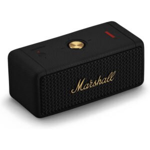 Marshall Emberton II Portable Bluetooth Speaker, 2" Dynamic Driver, Bluetooth 5.1, 30H Playtime, 10m Range, Multi Directional Control Knob, USB-C Connect, IP67 Rated, Black/Brass - Image 3