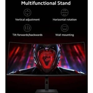 Xiaomi Curved Gaming Monitor, 34" UWQHD VA Display, 180Hz Refresh Rate, 1ms (MPRT) Response Time, AMD FreeSync Premium Technology, 1500R Curvature, 16.7m Color Display - Image 5