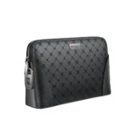 Yesido WB56 Bag: Secure Leather Handbag with Fingerprint Lock Black