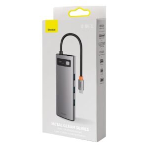 Baseus Metal Gleam 8-in-1 Type-C Multifunctional Hub Adapter - Image 15