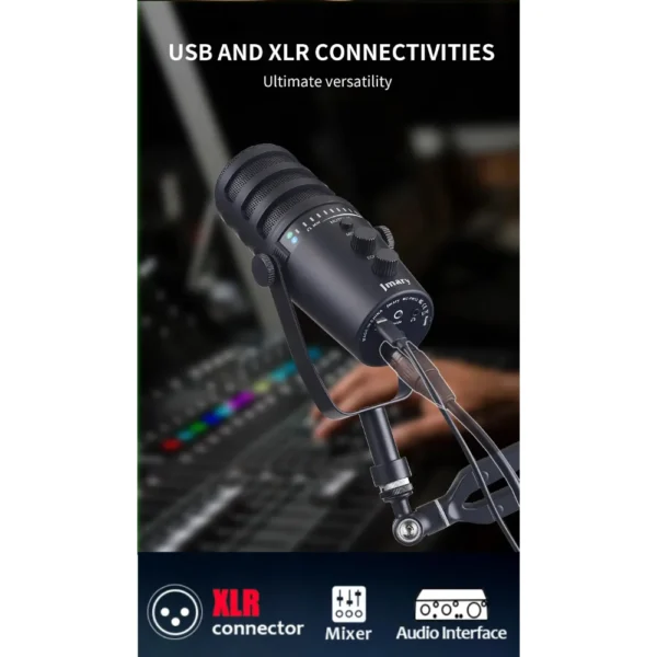Jmary MC-PW12 Professional USB Microphone For Podcasting, Gaming, Streaming, Recordings - Image 11