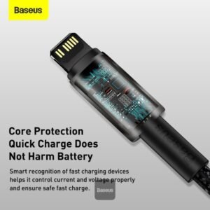 Baseus Tungsten Gold Fast Charging Data iPhone Cable Type-C PD 20W - Image 3