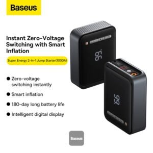 Baseus Super Energy 2-in-1 Jump Starter: 8000mAh 1000A with Tire Inflator - Image 4