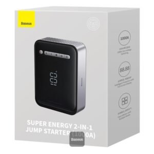 Baseus Super Energy 2-in-1 Jump Starter: 8000mAh 1000A with Tire Inflator - Image 11