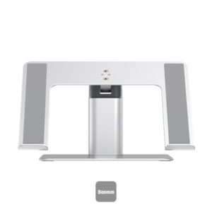 Baseus Metal Adjustable Laptop Stand Compatible With 11 To 17.3 Inches Silver - Image 10
