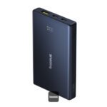 Baseus PicoGo 10000mAh Power Bank with Digital Display 20W Fast Charging - USB-A, 2x Type-C - Black (With Simple Wiring Type-C to Type-C 60W 20V/3A 30cm Black)