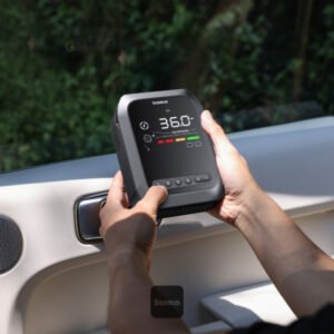 Baseus Primetrip Series Super Energy 4in1 Car Jump Starter 1200A with 150 PSI Tire Inflator, 3000mAh Power Bank & Flashlight | Color Display - Image 10