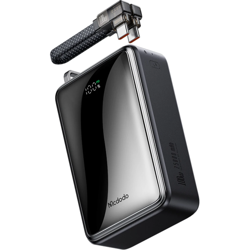 Mcdodo 25000mAh 100W Ultra Mini Digital Display Power Bank For Laptops and Other devices