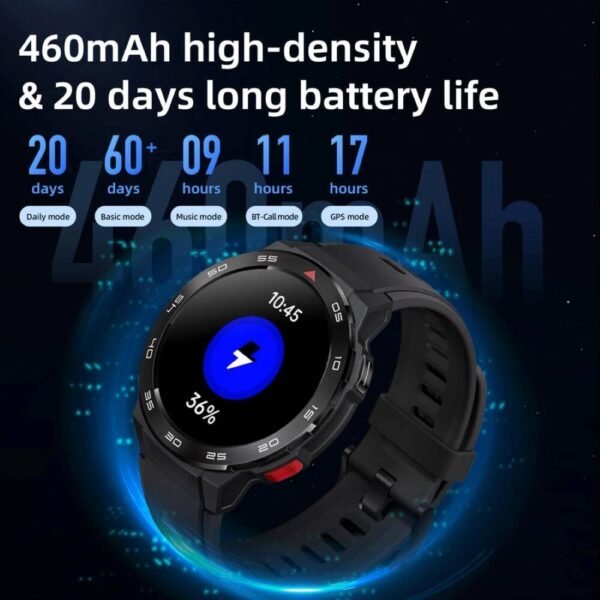 Mibro GS Pro, Smartwatch, 1.43" AMOLED Screen, 316L Stainless Steel Case, Long-Lasting Battery, 5ATM Waterproof, SpO2, 24/7 Heart Rate All-Day Health Monitoring - Image 6