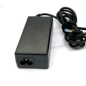 Hp Adapter Small Blue Pin Charger With Power Cable - Black - Image 3