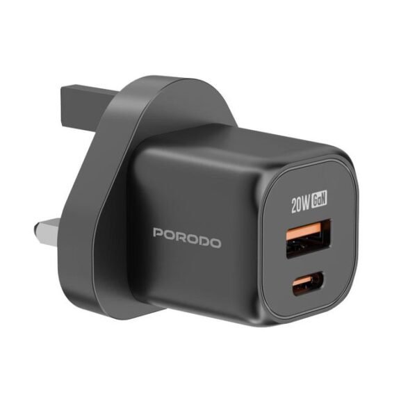 porodo Usb-c Power Delivery wall charger - Black - Image 3