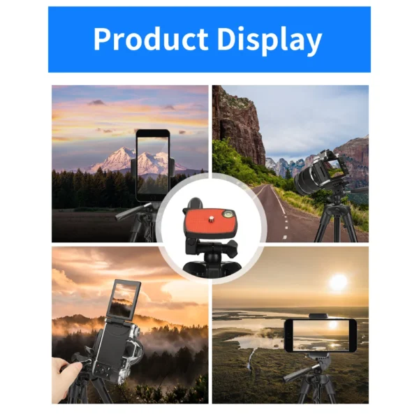 Jmary KP-2205 Portable Tripod For Mobile and Cameras - Image 6