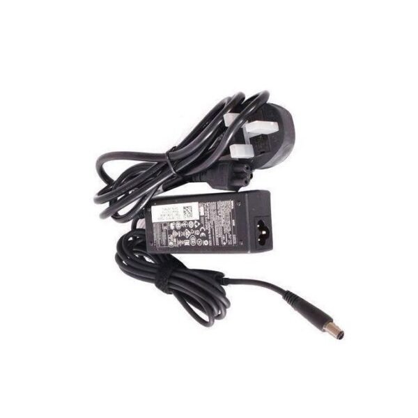 DELL Charger Big Pin 19.5V 65W Adapter Plus Power Cord - Black - Image 3