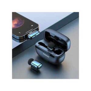 Porodo Wireless Lavalier Microphones Type-C - Black - Image 2