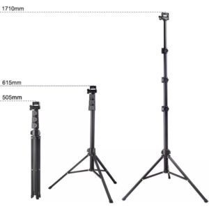 Jmary MT36 Selfie Stick Phone Tripod 67" Extendable Travel Tripod Stand with Phone Clip 1.7 meter Tripod for Video Shooting vlog - Image 4