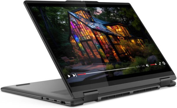 Lenovo Yoga 7 2-in-1 Laptop, 14" 2K WUXGA IPS Touch Display, Intel Core Ultra 7 155U CPU, 16GB RAM, 1TB SSD, Integrated Intel Graphics, Backlit English K/B, Win11, Storm Grey - Image 10