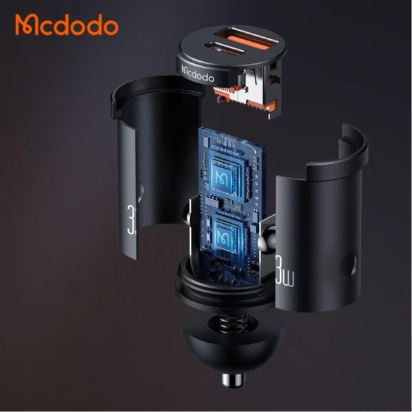 Mcdodo CC-2320 Cool Series LED Fast Car Charger PD33W 1C1U - Image 6