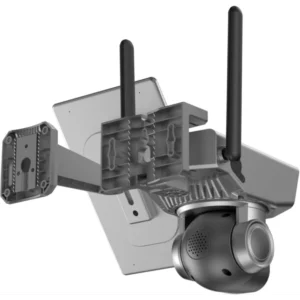 Powerology 4G/WiFi 10X Zoom 2MP+2MP 360˚ Ultimate Outdoor Versatile Camera, IP66 Waterproof Dustproof, Solar Power Recharging, Siren Alarm, Built-In Mic & Speaker, Powerful Bullet Lights, Whole-Day Recording - Image 5