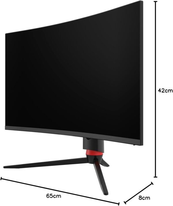 Porodo 280Hz 27 Inch Curved Gaming Monitor,1920 × 1080 (FHD), AMD FreeSync Technology, - Image 3