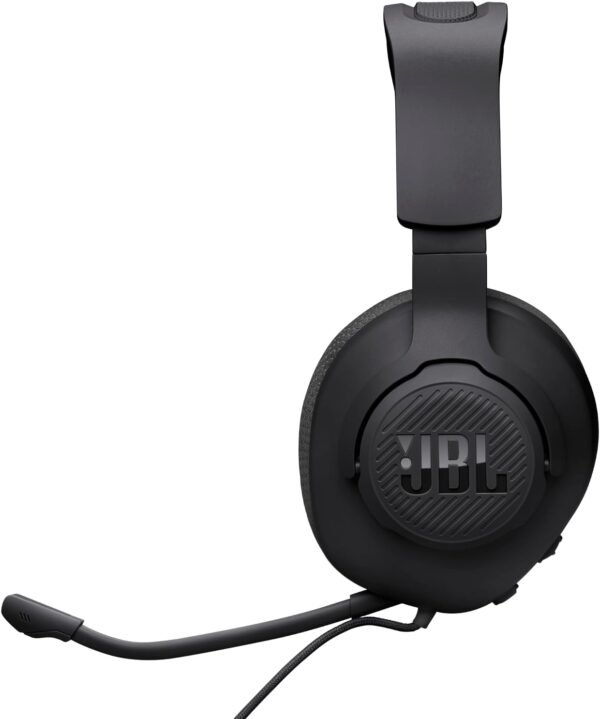 JBL Quantum 100M2 Wired Over-Ear Gaming Headset with JBL QuantumSOUND Signature, 3.5 mm Jack, Multi-Platform Compatibility and Removable Microphone with Mute Option - Black - Image 5
