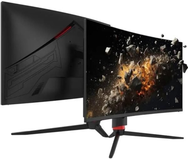 Porodo 280Hz 27 Inch Curved Gaming Monitor,1920 × 1080 (FHD), AMD FreeSync Technology, - Image 2