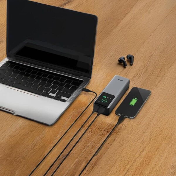 Green Lion Voltura 20000mAh Power Bank, PD 100W Fast Charging, TFT Display, Lightweight & Stylish Design, QC 22.5W USB-A Output, Wide Compatibility, Exquisite Appearance - Image 8