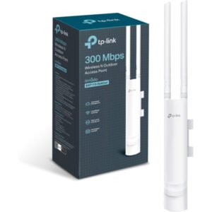 TP-Link EAP110-Outdoor 300Mbps Wireless N Outdoor Access Points, 24V Passive PoE, Easily Wall or Ceiling Mount, Free EAP Controller Software - White