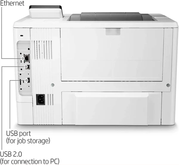 HP LaserJet Enterprise M507dn Monochrome Printer (1PV87A) - 43ppm, 1200x1200 dpi, 512MB RAM, Gigabit Ethernet, Duplex Printing - Image 5