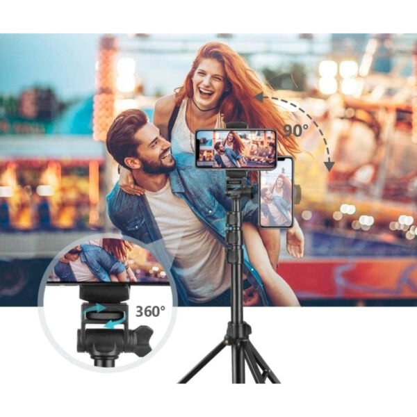 Jmary MT36 Selfie Stick Phone Tripod 67" Extendable Travel Tripod Stand with Phone Clip 1.7 meter Tripod for Video Shooting vlog - Image 2